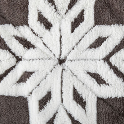 North Pole Trading Co. Faux Mink To Sherpa Reversible Throw
