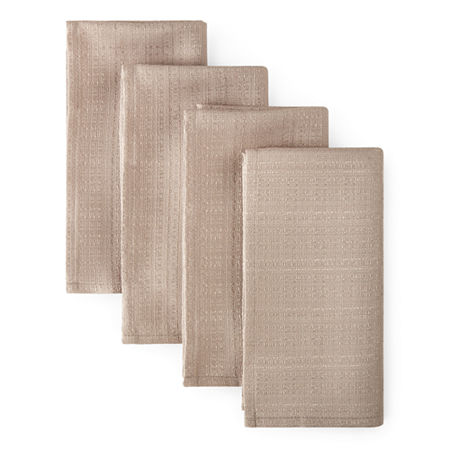 Renue, By Arlee Home Fashions 4-pc. Napkins, One Size, Brown