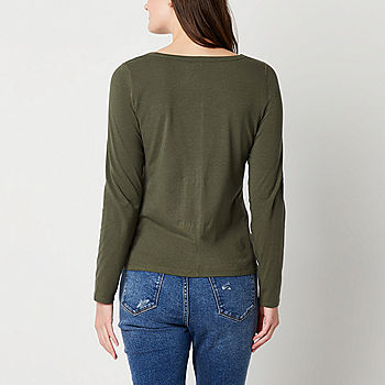 Worthington Womens Ultra Smoothing Crew Neck Top - JCPenney