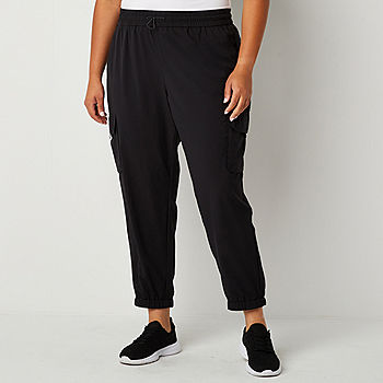 All In Motion Womens Jogger Cargo Sweatpants Mid Rise Size XX