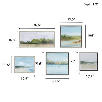 Madison Park Vista 5-pc. Wall Art Sets