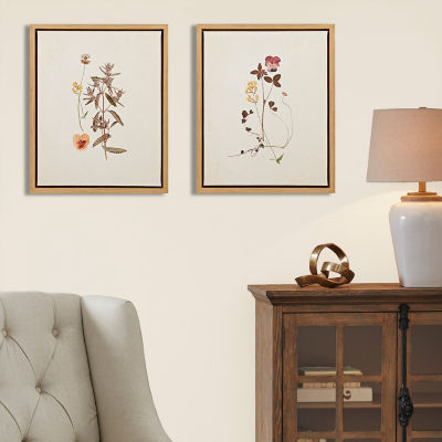 Martha Stewart French Herbarium 2-pc. Wall Art Sets