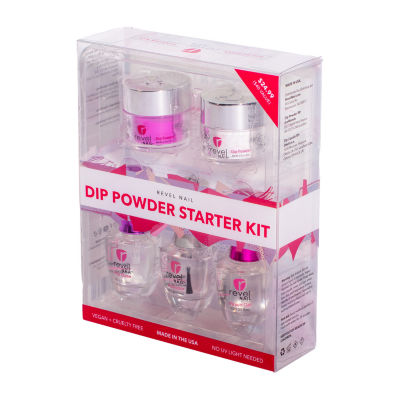 Revel Nail Dip Powder  Two Color Starter Kit Value Set