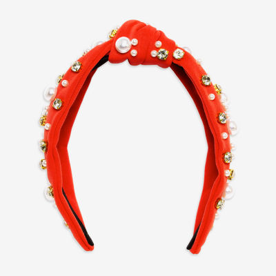 Bijoux Bar Orange Beaded Womens Headband