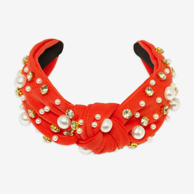 Bijoux Bar Orange Beaded Womens Headband