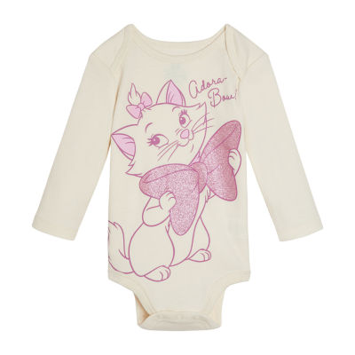 Baby Girls Crew Neck Long Sleeve Marie Bodysuit