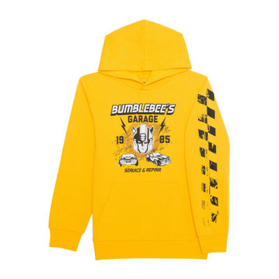 Little & Big Kid Boys Long Sleeve Transformers Fleece Hoodie