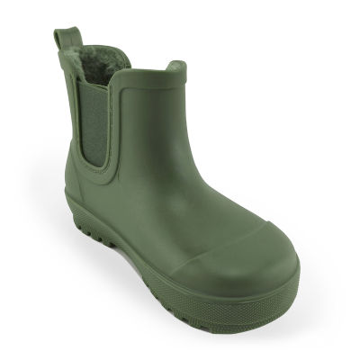 BEARPAW Toddler Chelsea Rain Boots with Faux-Fur Lining