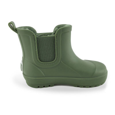 BEARPAW Toddler Chelsea Rain Boots with Faux-Fur Lining