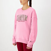 Champion hot pink sweatshirt best sale