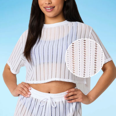 Decree Crochet Crop Top Juniors