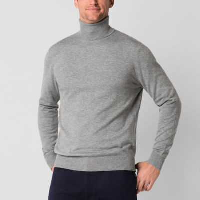 Stafford Mens Long Sleeve Regular Fit Turtleneck