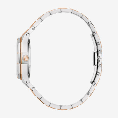 Bulova Prestige\N Womens Two Tone Stainless Steel Bracelet Watch 98p235