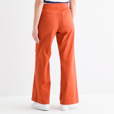 St. John's Bay Womens Wide Leg Trouser