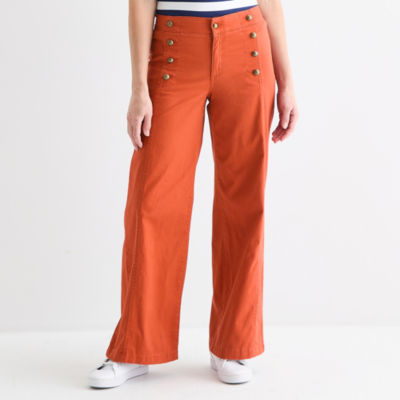 St. John's Bay Womens Wide Leg Trouser