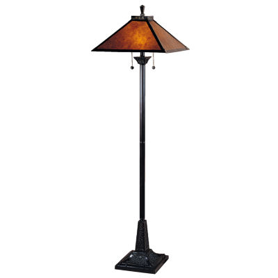 Dale Tiffany™ Mica Camelot Floor Lamp, Color Brown JCPenney