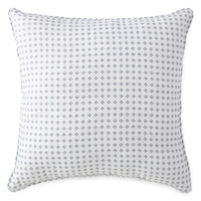 Home Expressions Tiles Square Throw Pillow, Color: Gray - JCPenney