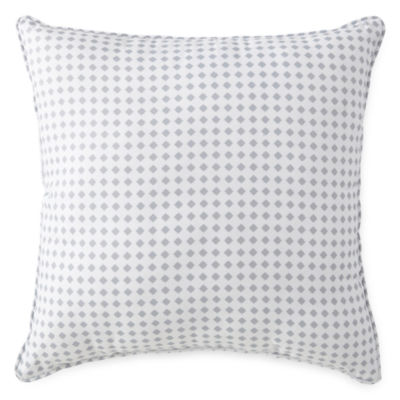 Home Expressions Tiles Square Throw Pillow, Color Gray JCPenney