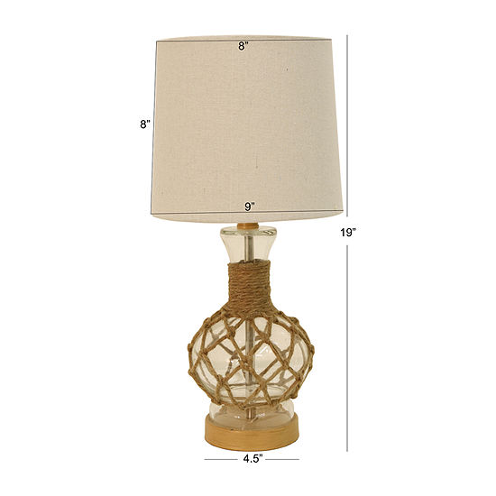 Decor Therapy Glass Table Lamp
