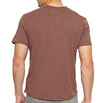 Mutual Weave Mens V Neck Short Sleeve T-Shirt