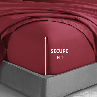 Swift Home Easy Care Rayon From Bamboo Blend With Bonus Pillowcases Deep Pocket Sheet Set