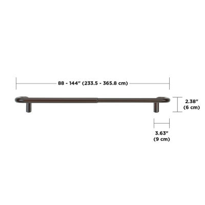 Umbra Twilight Room Darkening 3/4 IN Curtain Rod