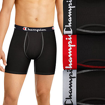 Champion Cotton Stretch Total Support Pouch Mens 3 Pack Boxer