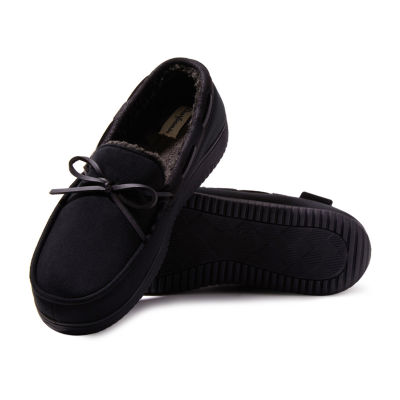 Dearfoams Mens Moccasin Slippers