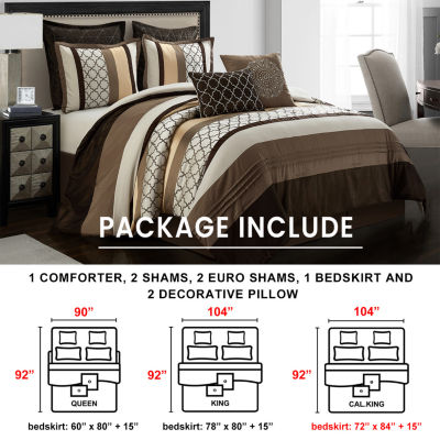 Stratford Park Mirza 8-pc. Complete Bedding Set