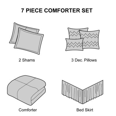 Stratford Park Katelin 7pc Comforter Set