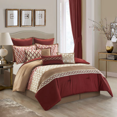 Stratford Park Kelvin 10pc Midweight Comforter Set