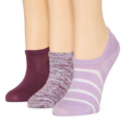 Cozy Gripper Sneaker Socks 3-Pack For Women