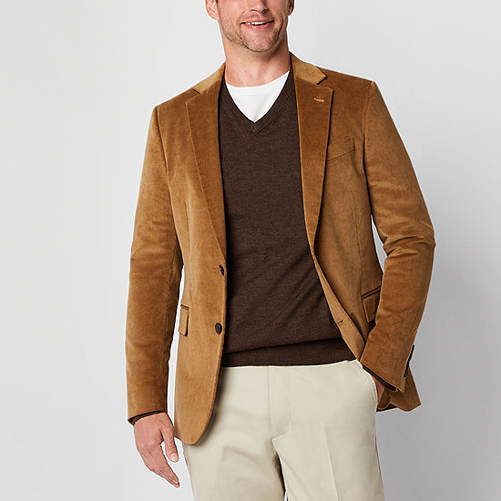 Stafford Corduroy Mens Stretch Fabric Classic Fit Sport Coat - JCPenney