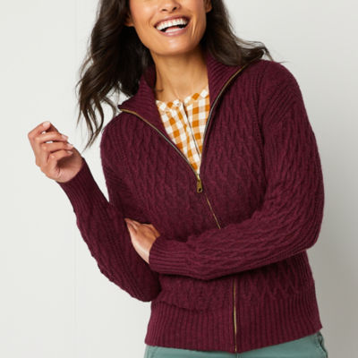 St. John's Bay Womens Long Sleeve Layered Sweaters JCPenney