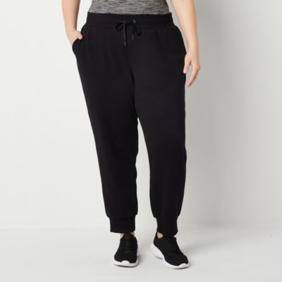 Xersion Womens Fleece Mid Rise Plus Jogger Pant, 2x, Red - Yahoo