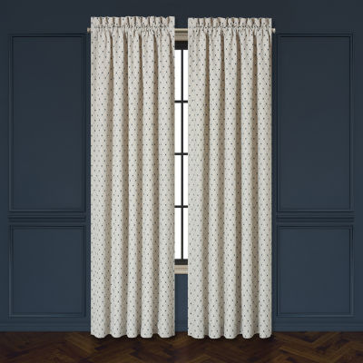 Royal Court Portland Light-Filtering Rod Pocket Set of 2 Curtain Panel