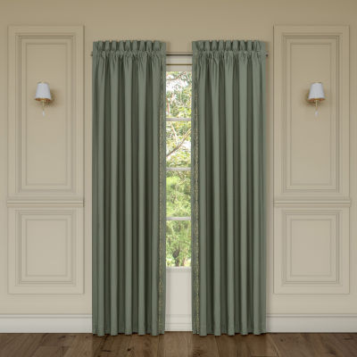 Queen Street Sorrentino Light-Filtering Rod Pocket Set of 2 Curtain Panel