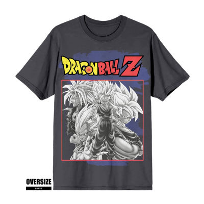 Mens Short Sleeve Anime Dragon Ball Z Graphic T-Shirt