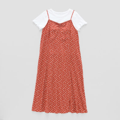 Thereabouts Little & Big Girls Sleeveless Midi 2-pc. Dress Set