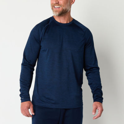 Xersion EverAir® Mens Crew Neck Long Sleeve Quick Dry Active T-Shirt ...