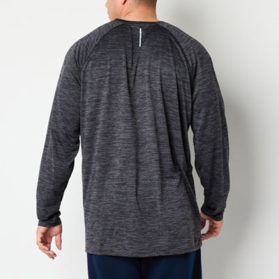 Xersion EverAir Mens Crew Neck Long Sleeve T-Shirt Big and Tall