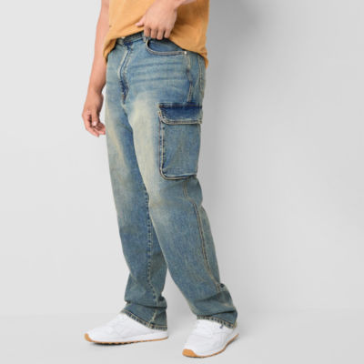 Arizona Cargo Big and Tall Mens Straight Leg Jean
