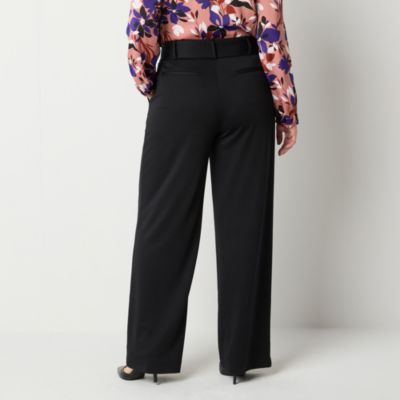 Liz Claiborne Regular Fit Wide Leg Trouser