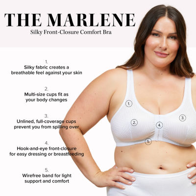 Leading Lady®  Zig-Zag Weave Front-Closure Leisure Bra- 151