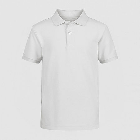 IZOD Pique Little & Big Boys Short Sleeve Stretch Polo Shirt, Xx-small, White