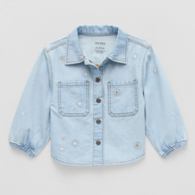 Okie Dokie Toddler & Little Girls Denim Heavyweight Shirt Jacket