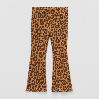 Okie Dokie Toddler & Little Girls Knit Flare Full Length Leggings