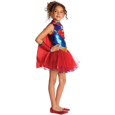 Little & Big Kid Girls Tutu DC Comics Supergirl 4-pc. Costume