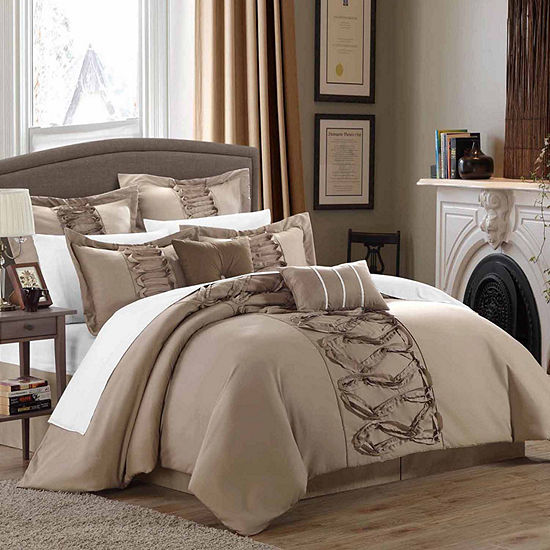 Chic Home Ruth 12-pc. Midweight Comforter Set