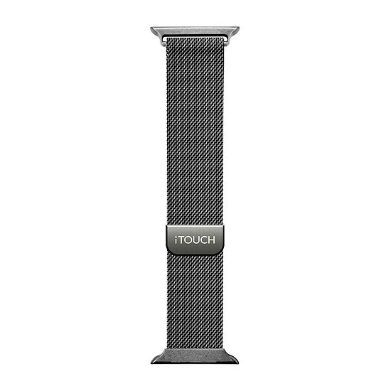 Itouch Air 3 40mm/Sport 3 Extra Interchangeable Strap Unisex Adult Black Watch Band Itspv2strste-003